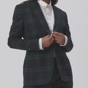 Icone Plaid Suit Jacket